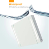 White Steel Powder-Coated Illuminated Mirror Cabinet